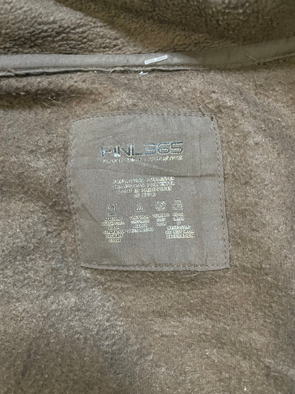 Brown fleece zip up