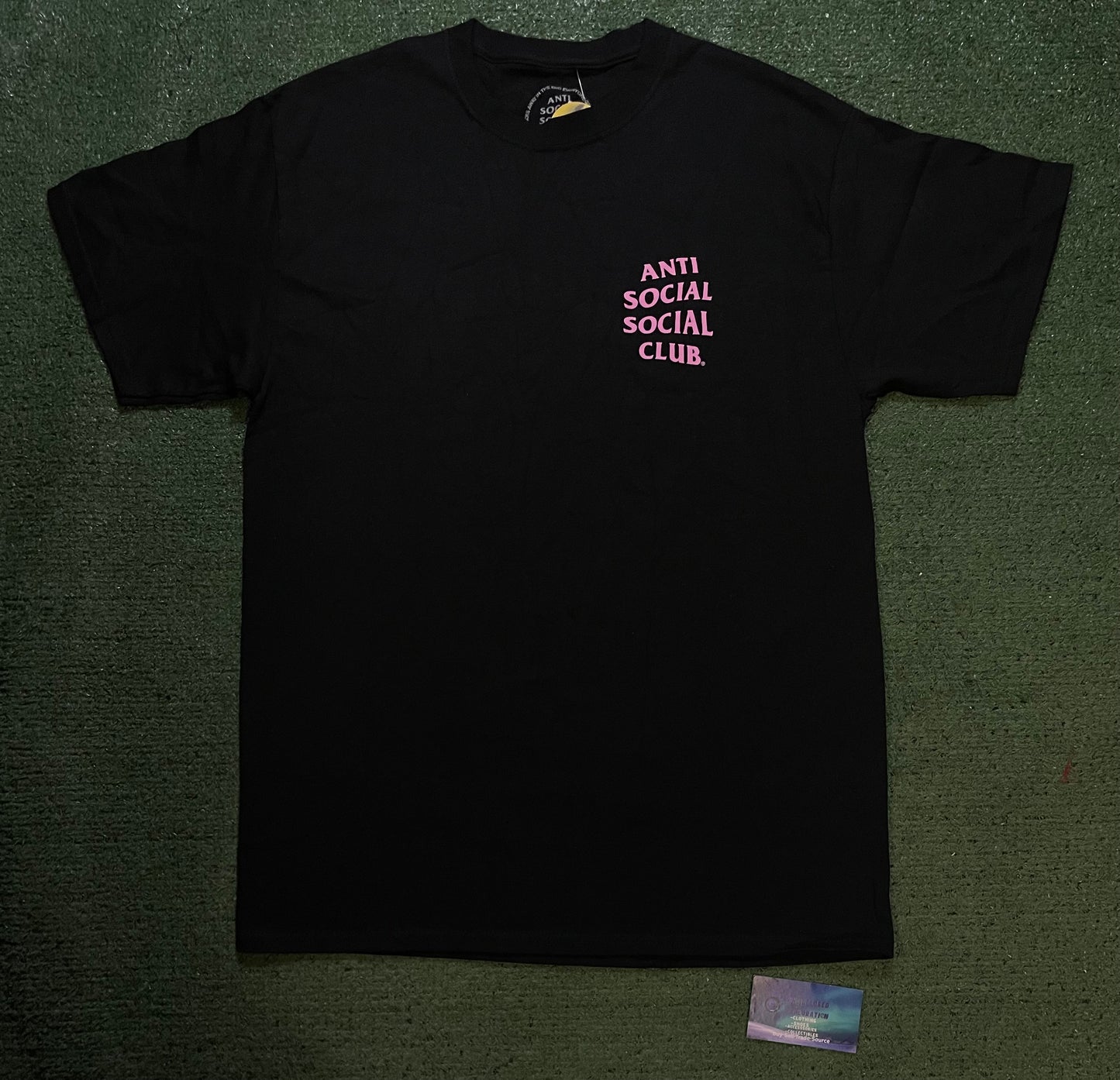 Anti Social Social Club black & pink tee