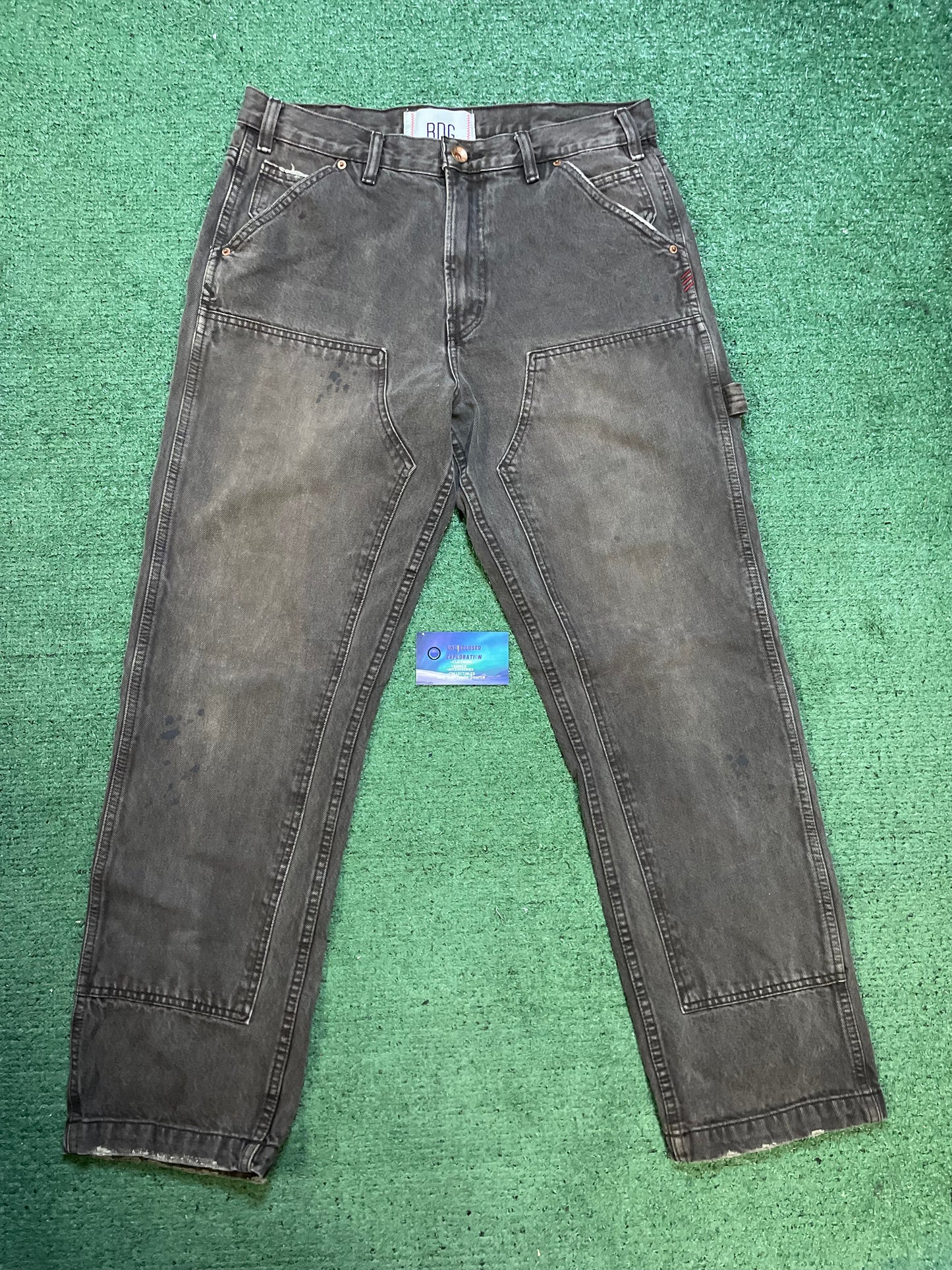 BDG brown double knee pants