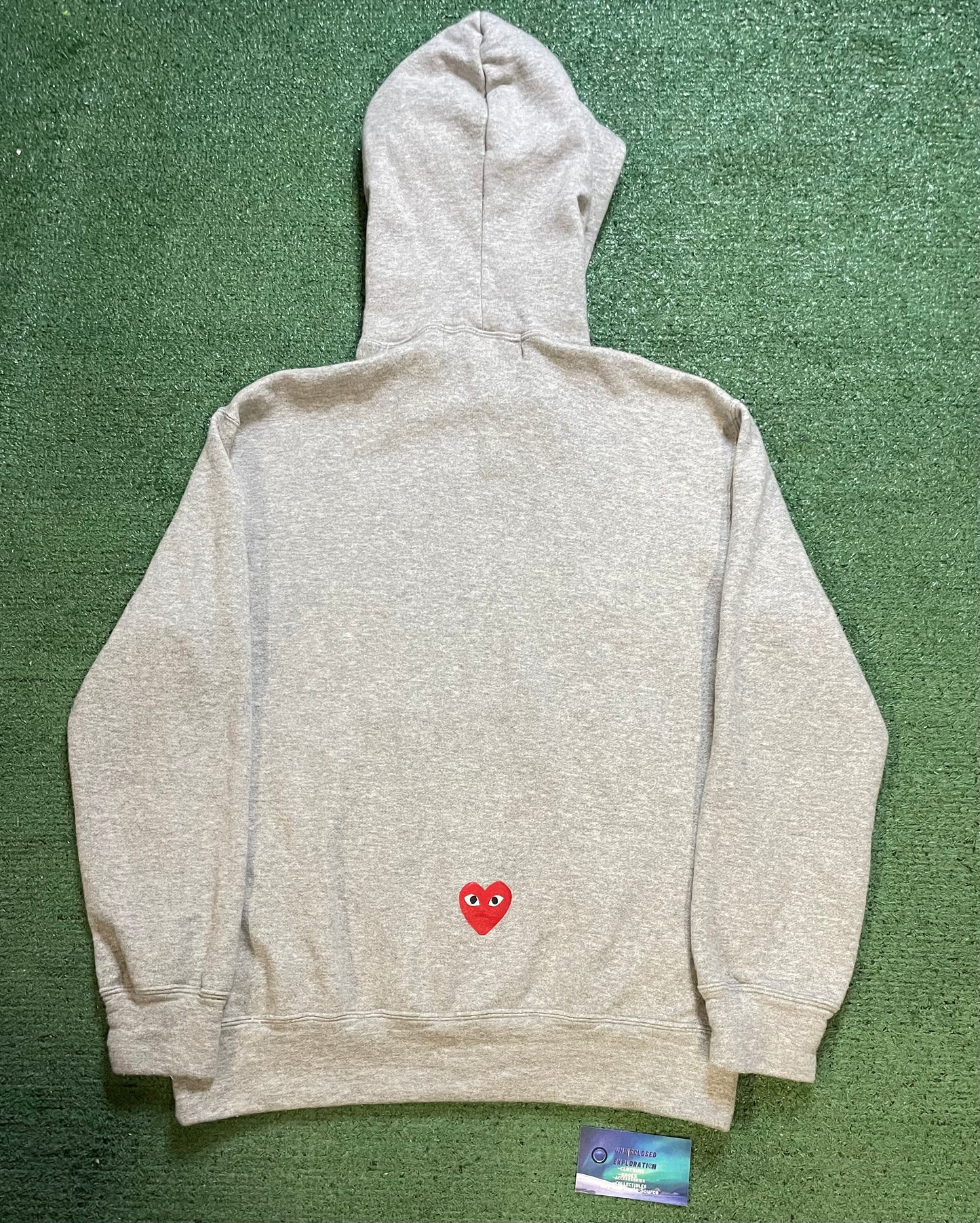 Nike X Comme Des Garçons grey hoodie