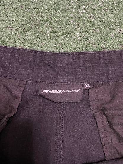 GV Gallery Raspberry convertible cargo stripped pants
