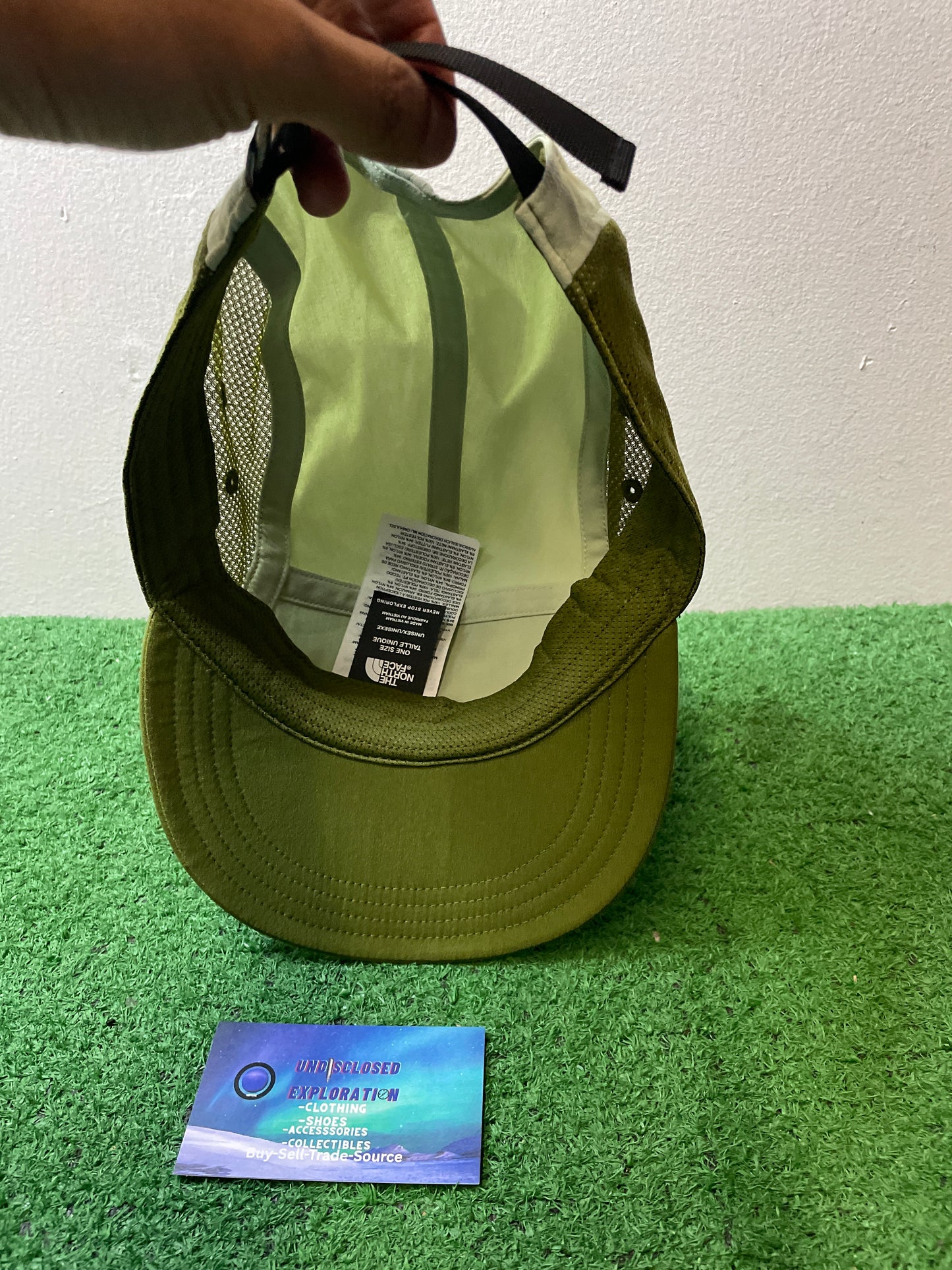 North Face class V camp olive hat