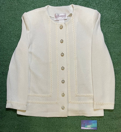 vintage 1980s Castleberry knit cardigan