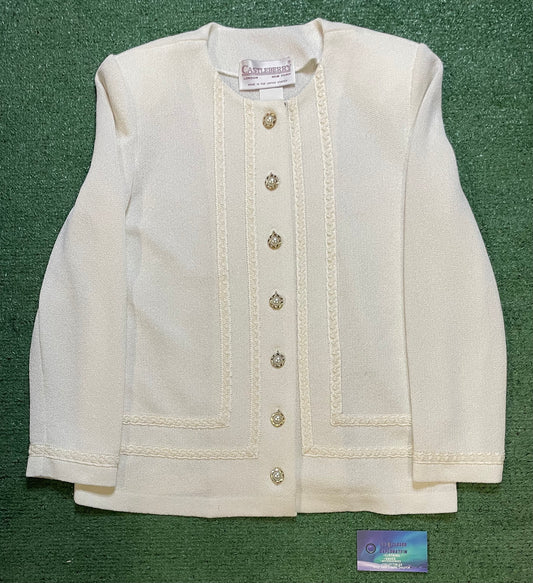 vintage 1980s Castleberry knit cardigan