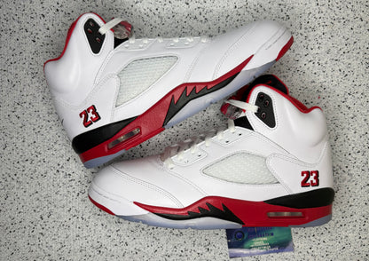 Jordan 5 Fire Red 10.5 Men/12 Women “Preowned”