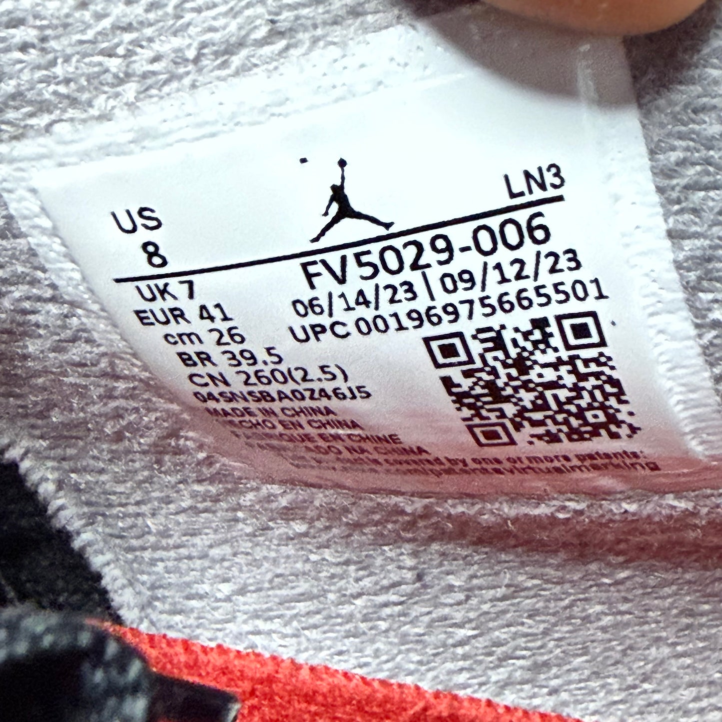Jordan 4 Bred Reimagined 8 Men/ 9.5 Women “Preowned”