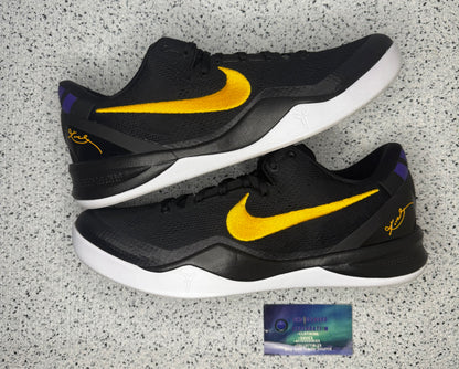 Kobe 8 Lakers 12 Men/13.5 Women “Preowned”