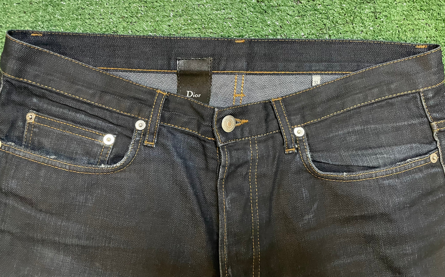 Christian Dior homme indigo denim
