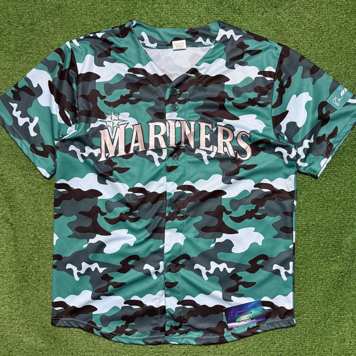 Seattle Mariners Camo Jersey