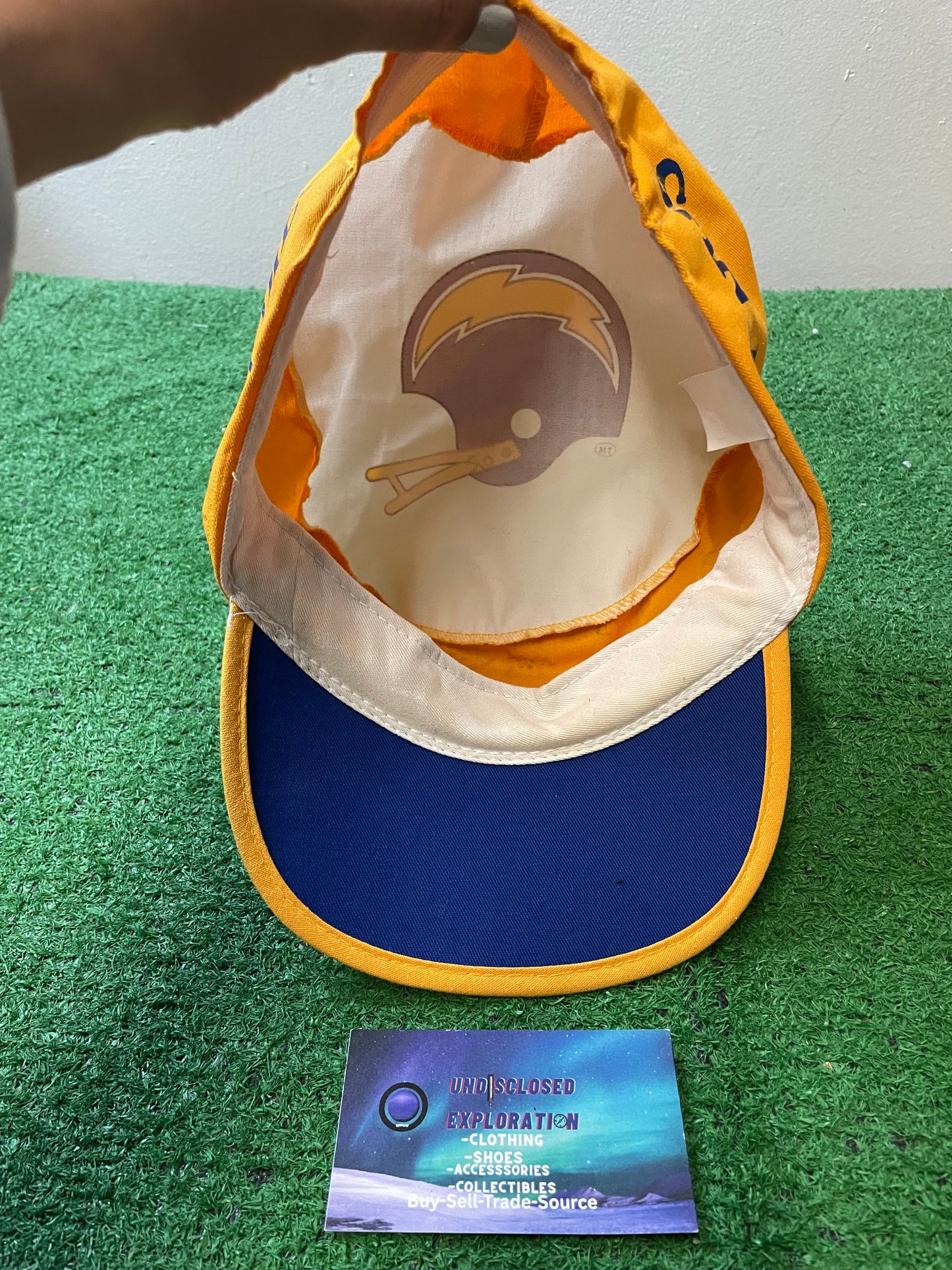 Vintage 1980s San Diego Chargers NFL painters hat