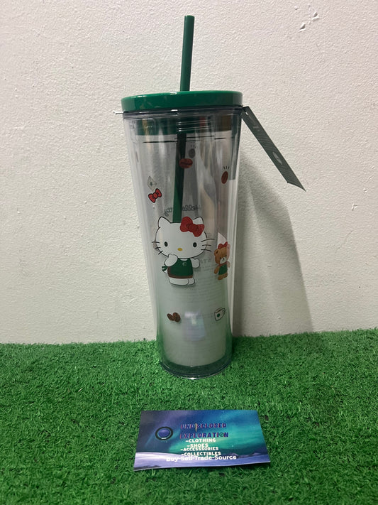 Hello kitty X Starbucks cold cup tumbler 24oz