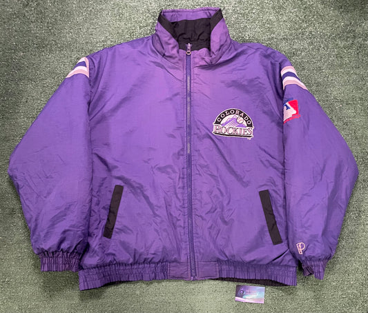 Vintage 1990s Colorado Rockies reversible jacket