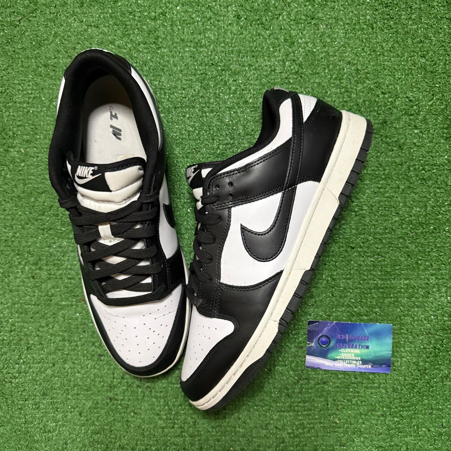 Nike Dunk Low Black White 11.5 Men “Preowned”