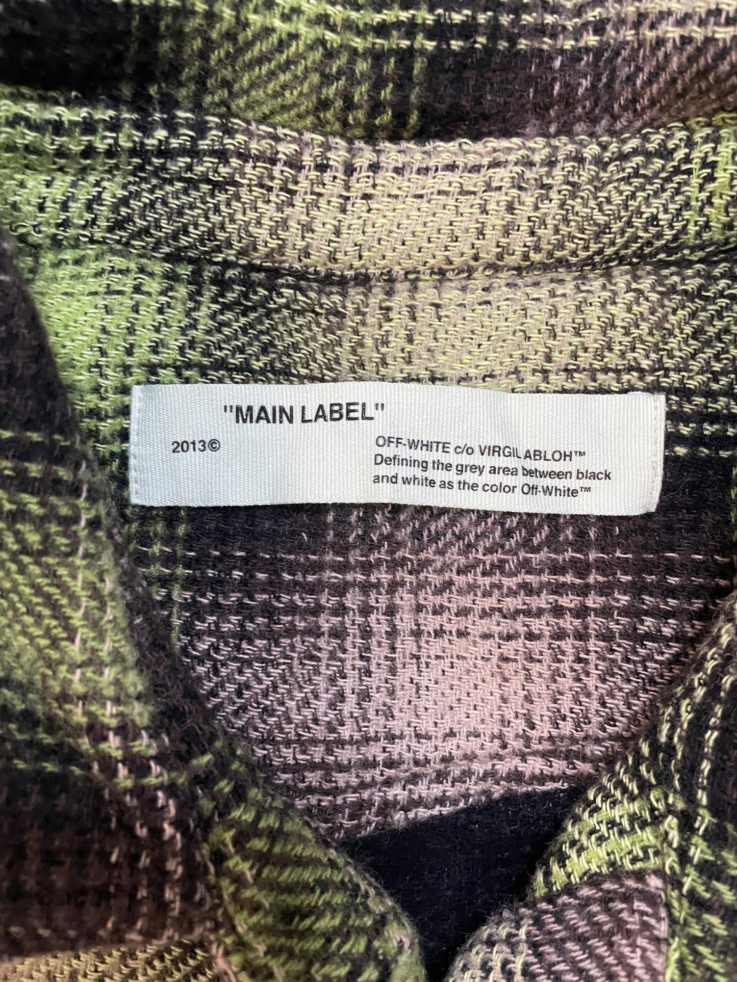 Off white Brushed Flannel