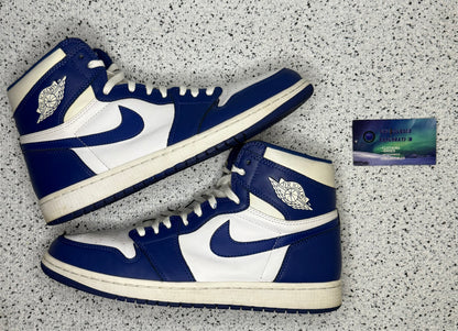Jordan 1 High Sport Blue Promo Sample 11 Men/12.5 Women “Preowned”