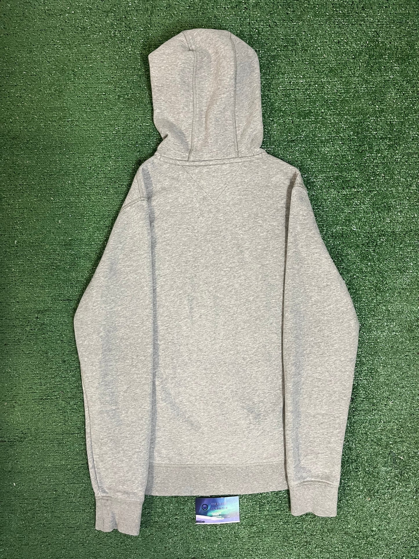 Tommy Hilfiger grey embroidered hoodie