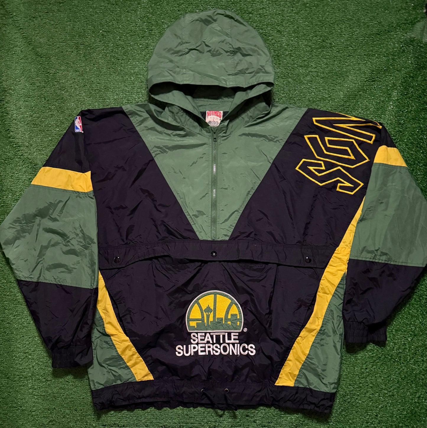 Vintage Seattle SuperSonics Jacket 90s Nutmeg