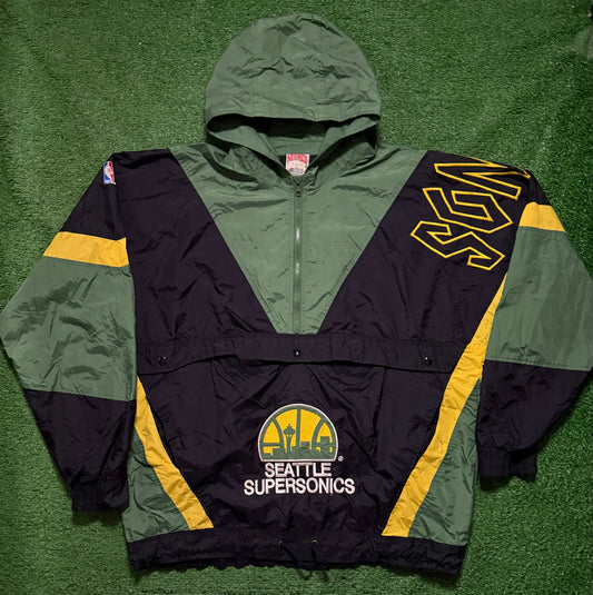 Vintage Seattle SuperSonics Jacket 90s Nutmeg