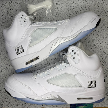 Jordan 5 White Metallic