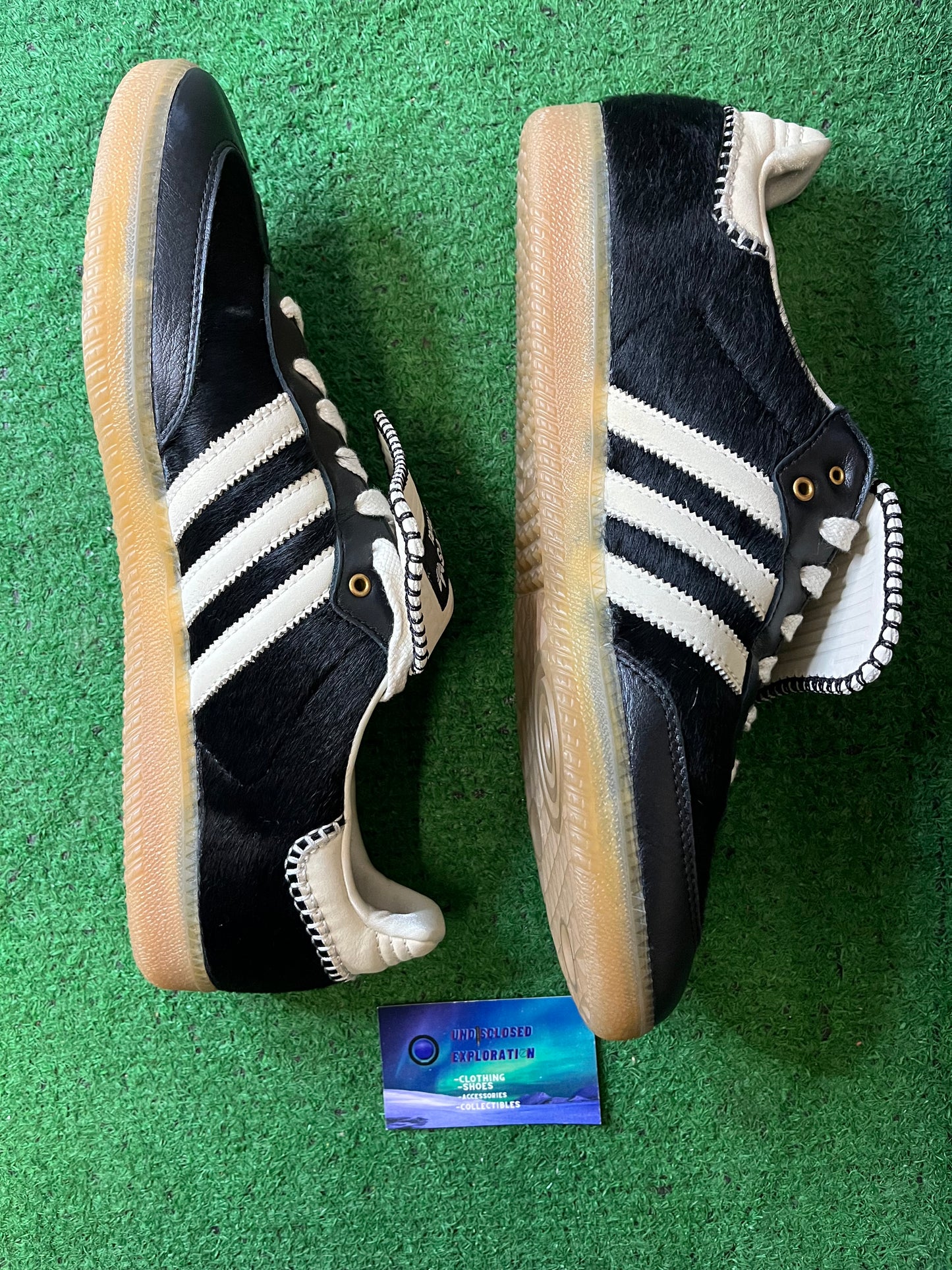 Adidas x Wales Bonner pony hair black size 14men/15.5women