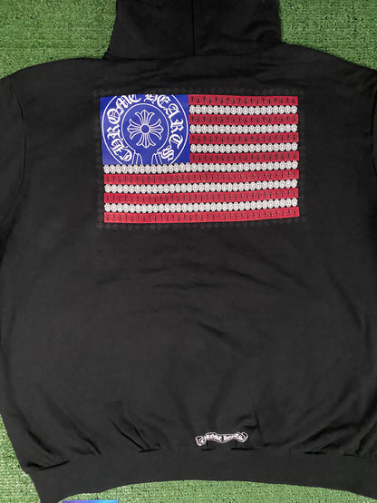 Chrome hearts American flag hoodie