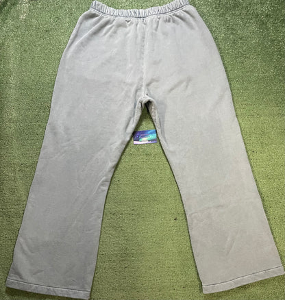 Fear of god essentials 
Faded coastal Signature Flare Sweatpants