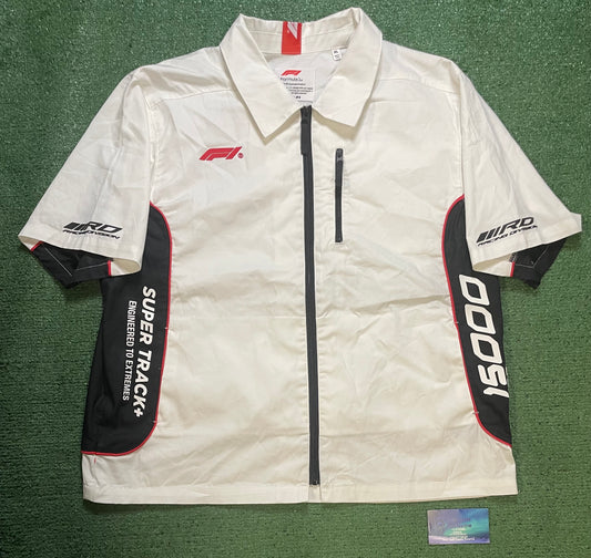 Formula 1 pro racing divison short sleeve zip up