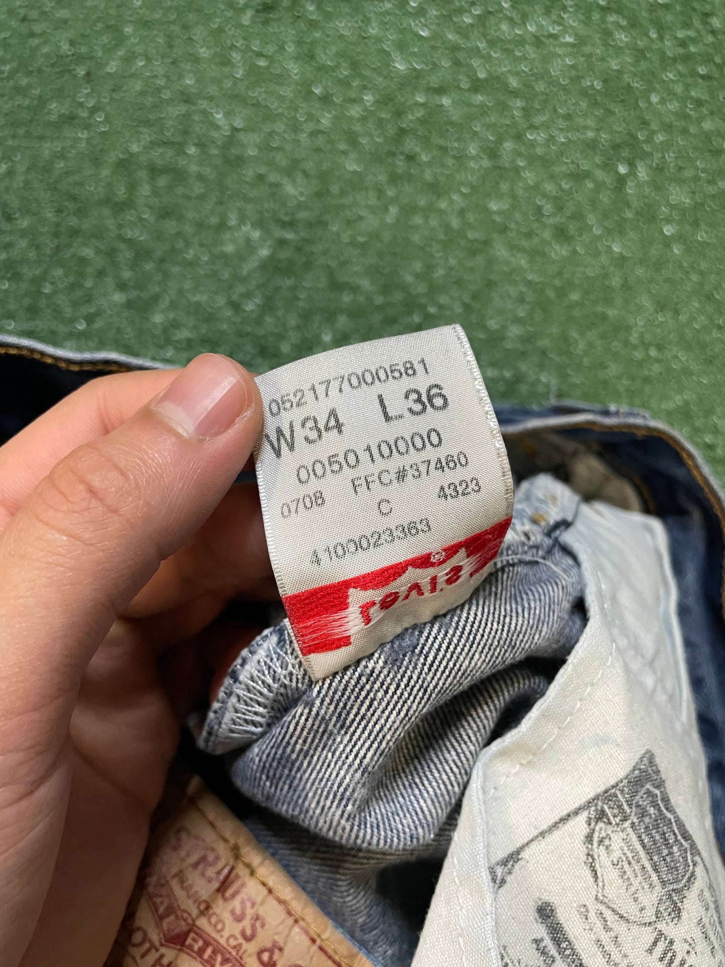Vintage Levi’s 501 denim jeans