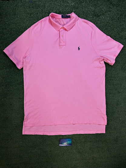 Vintage pink polo Ralph Lauren short sleeve