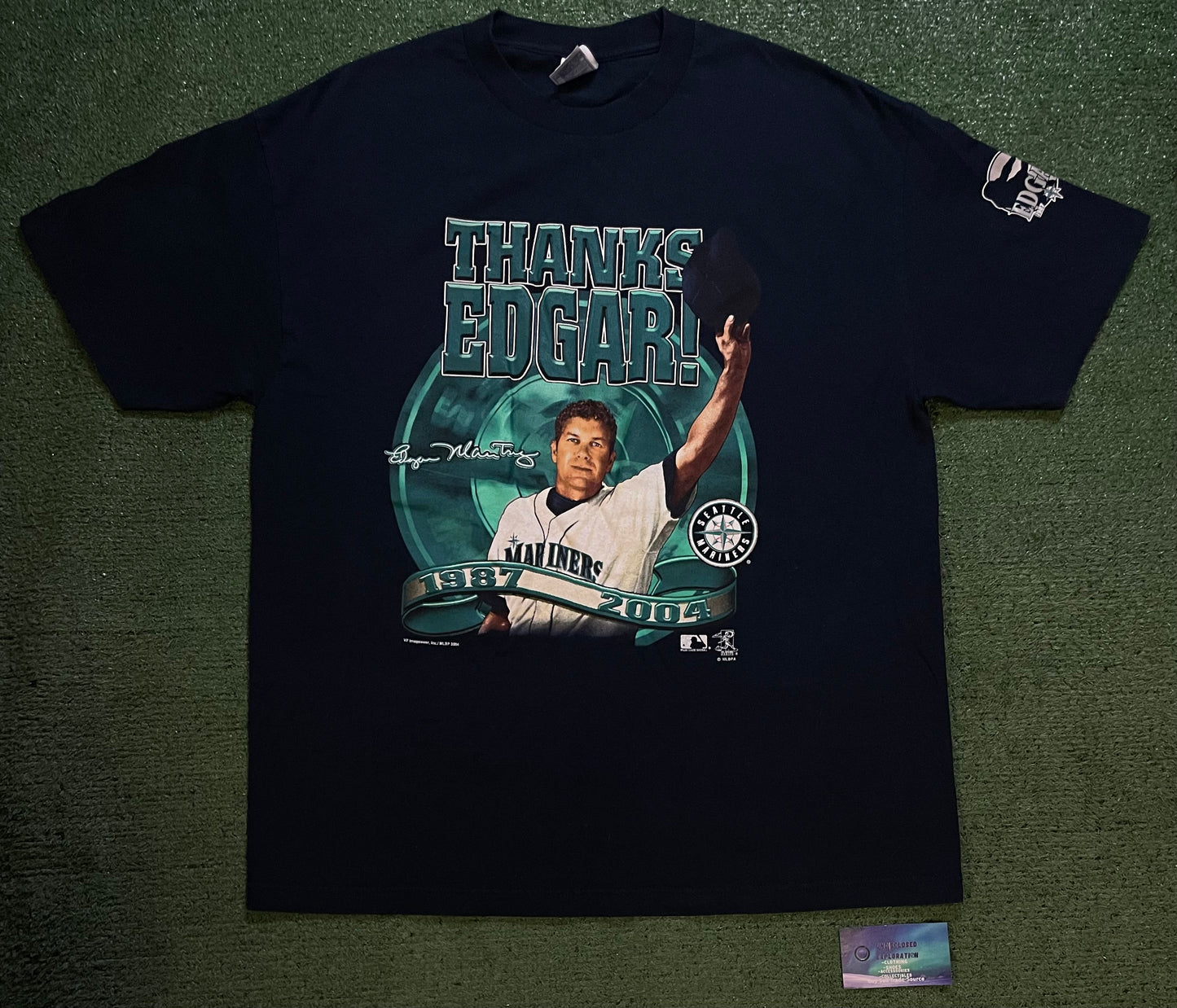Vintage 2000s Thanks Edgar Martinez Seattle mariners tee