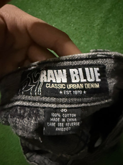 Vintage Raw Blue Jorts