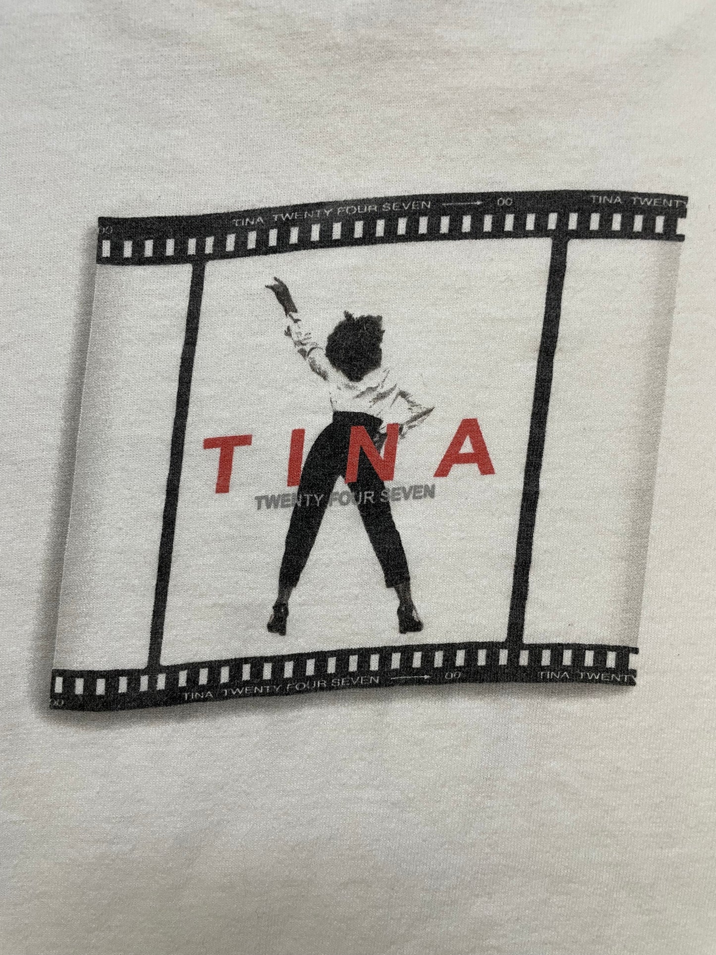 Vintage 1990s Tina Turner 24/7 twenty four seven tour tee