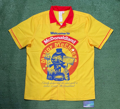 Welcome To McDonaldland button up