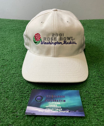 Vintage 2001 rose bowl UW university of Washington huskies hat