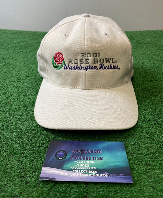 Vintage 2001 rose bowl UW university of Washington huskies hat