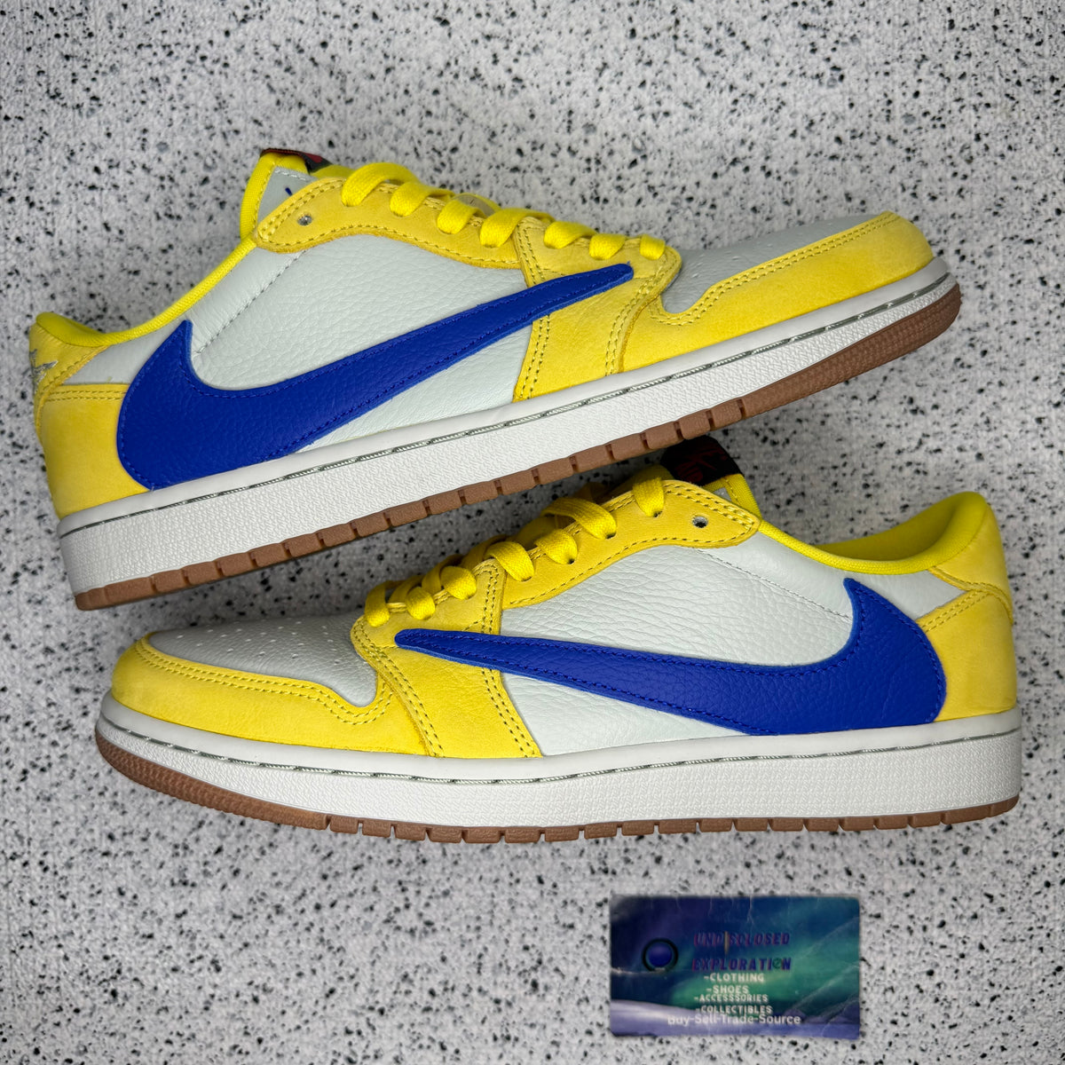 Jordan 1 Low Travis Scott Canary 8.5 Men “Preowned”