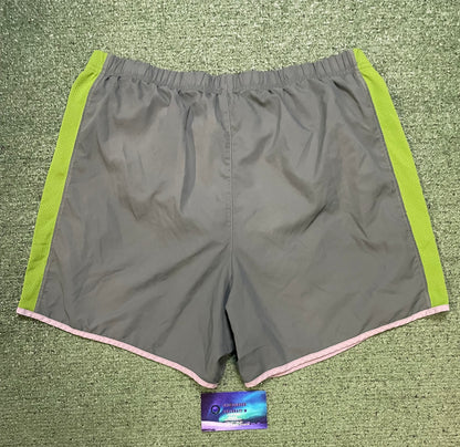 Patagonia grey & green strider shorts