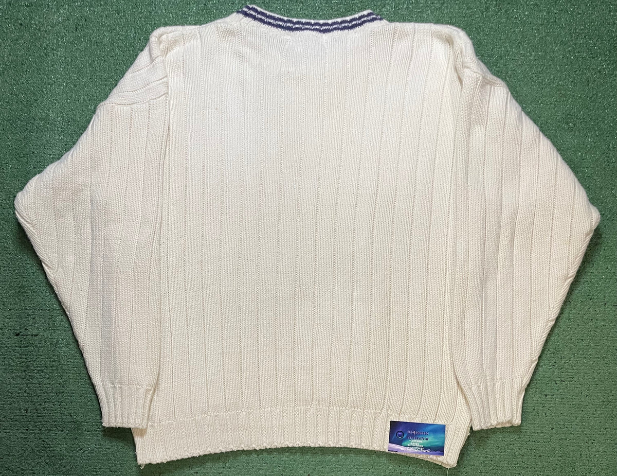 Vintage 1980s Eddie Bauer mountain knit crewneck