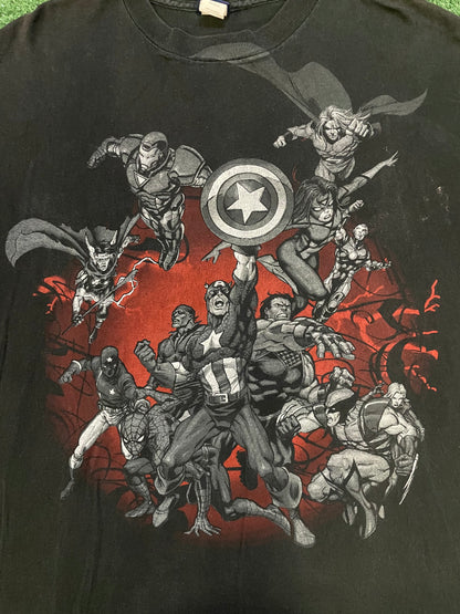 Vintage Marvel the avengers assemble tee