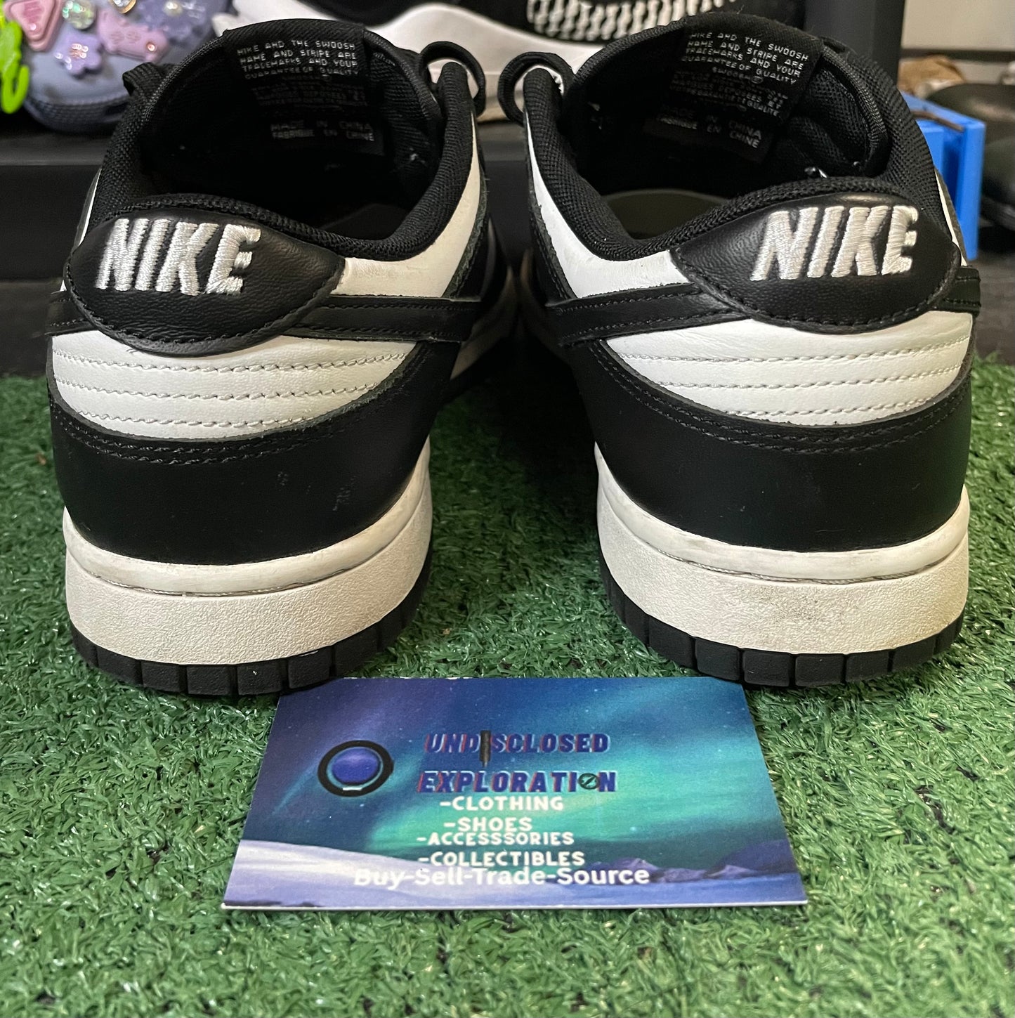 Nike Dunk low white black panda size 8.5men/10women