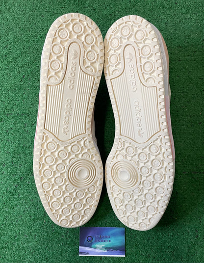 Adidas forum exhibit low ecru tint halo amber