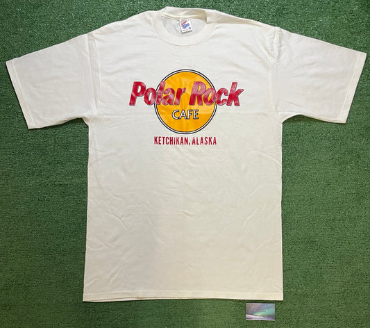 Vintage 1990s Polar Rock Cafe Ketchikan Alaska tee