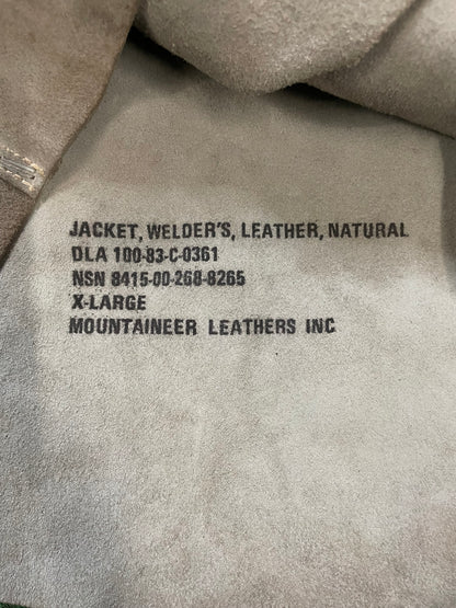 Moutaineer Leathers Welder’s  natural jacket