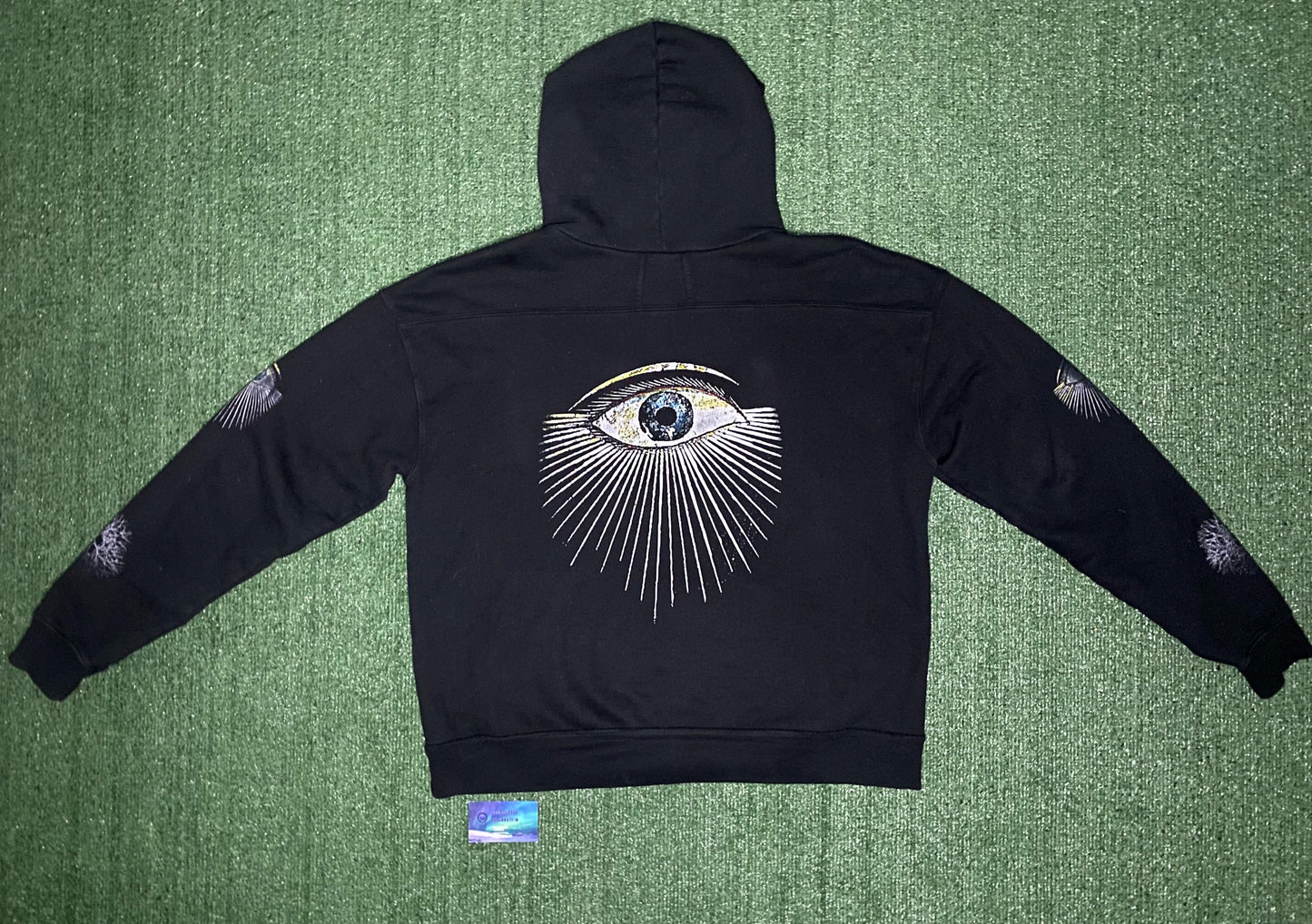 Rhude fade honest eye hoodie