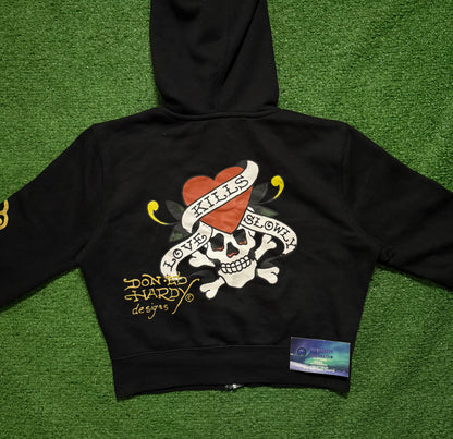 Ed Hardy Cropped Hoodie