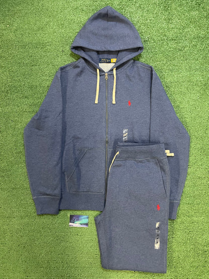 Polo Ralph Lauren navy heather sweatsuit
