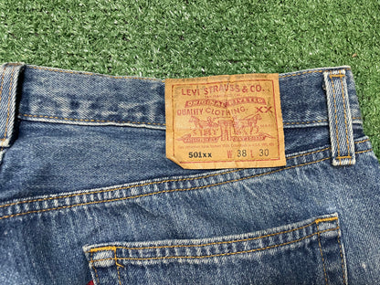 Vintage 1990s Levi 501XX light wash jeans