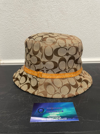 Vintage Coach monogram bucket hat