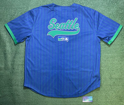 Seattle Seahawks Mitchell & Ness baseball jersey