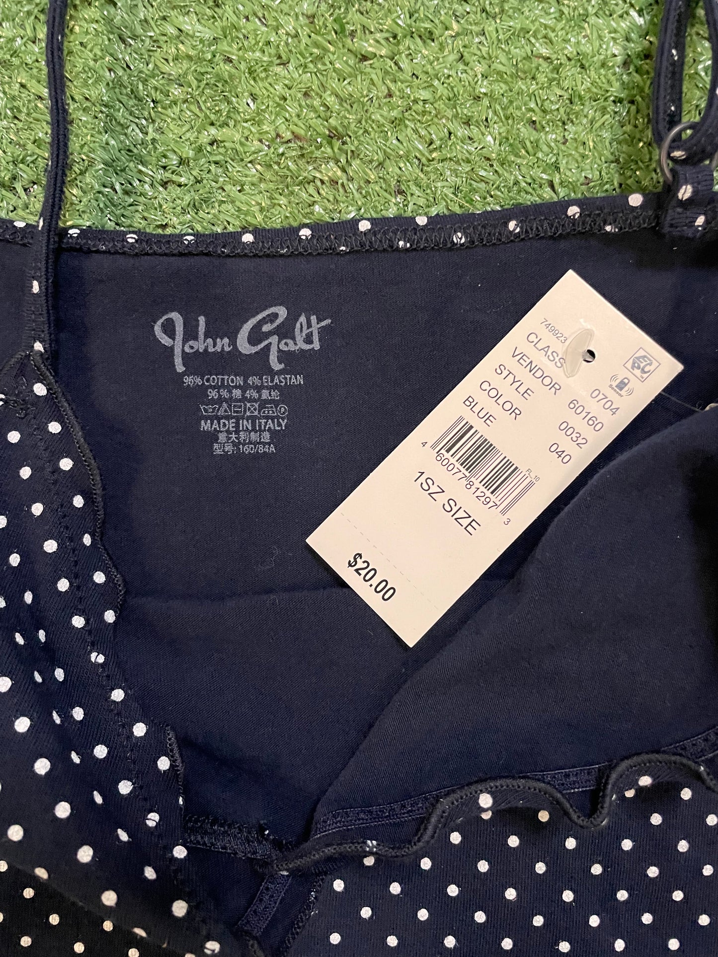 Brandy Melville/John Galt polka dot tank top